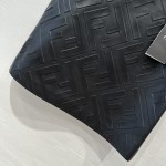 FendI 23 New Early Autumn Craft Embossed Genuine Leather Half Skirt