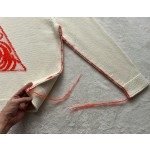 Dior Tassel Triangle Contrast Sweater