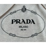 Prada's New Linen Embroidered Hoodie