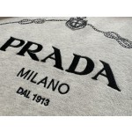 Prada's New Linen Embroidered Hoodie
