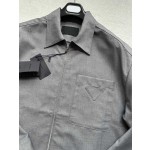 Prada shirt lapel jacket jacket jacket