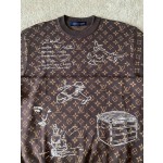 Louis Vuitton New Illustrated Old Flower Round Neck Knit