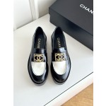 CHANEL thick sole loafers