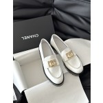 CHANEL thick sole loafers