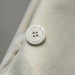 Prada handmade fur pocket double-sided cashmere coat