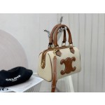 Celine Small Boston Canvas Leather Model: 113773