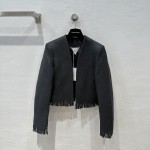 Bottega Veneta Andiamo Tassel Jacket Leather Coat