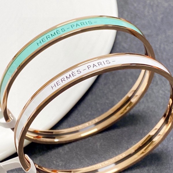 Hermes Enamel Bracelet Small