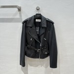 Saint Laurent Punk Motorcycle Jacket Leather
