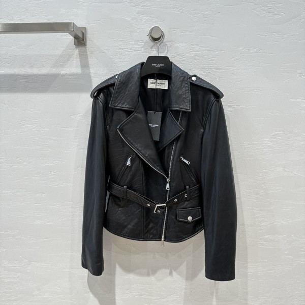 Saint Laurent Punk Motorcycle Jacket Leather