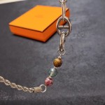 Hermes Nose Natural Turquoise Necklace