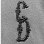 Dior New Black Silver CD Embroidered Sweater