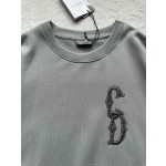 Dior New Black Silver CD Embroidered Sweater