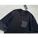 Fendi Jacquard Zipper Round Neck Sweater