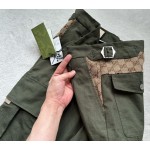 GUCCI Jacquard Canvas Splice Set • Pants