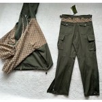 GUCCI Jacquard Canvas Splice Set • Pants