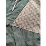 GUCCI jacquard canvas patchwork set • outerwear