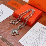 Hermes Pig Nose Necklace