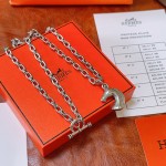 Hermes Pig Nose Necklace