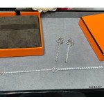 Hermes OT Square Diamond Bracelet