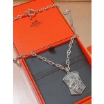 Hermes Pig Nose Necklace