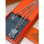 Hermes Pig Nose Necklace