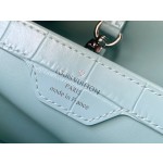 𝐋𝐎𝐔𝐈𝐒𝐕𝐔𝐈𝐓𝐓𝐎𝐍 M48865 blue crocodile pattern silver buckle