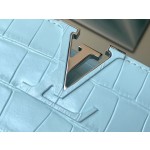 𝐋𝐎𝐔𝐈𝐒𝐕𝐔𝐈𝐓𝐓𝐎𝐍 M48865 blue crocodile pattern silver buckle