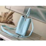 𝐋𝐎𝐔𝐈𝐒𝐕𝐔𝐈𝐓𝐓𝐎𝐍 M48865 blue crocodile pattern silver buckle