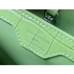 𝐋𝐎𝐔𝐈𝐒𝐕𝐔𝐈𝐓𝐓𝐎𝐍 M48865 green crocodile pattern silver buckle