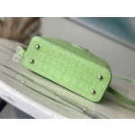 𝐋𝐎𝐔𝐈𝐒𝐕𝐔𝐈𝐓𝐓𝐎𝐍 M48865 green crocodile pattern silver buckle