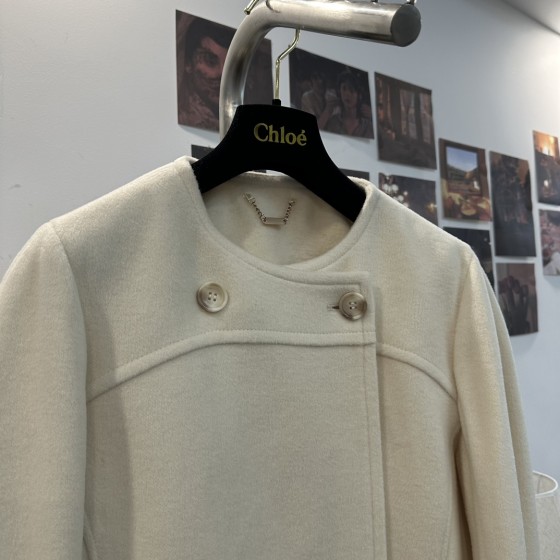 Chloe Wool Coat Coat G81 (consult customer service to confirm size before placing an order)