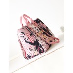 CHANEL print ➕ Wooden pearl logo beach bag model number AS3257