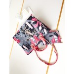 CHANEL print ➕ Wooden pearl logo beach bag model number AS3257