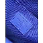 Louis Vuitton M46453 Blue Full Leather Mini Men's Bag Collection