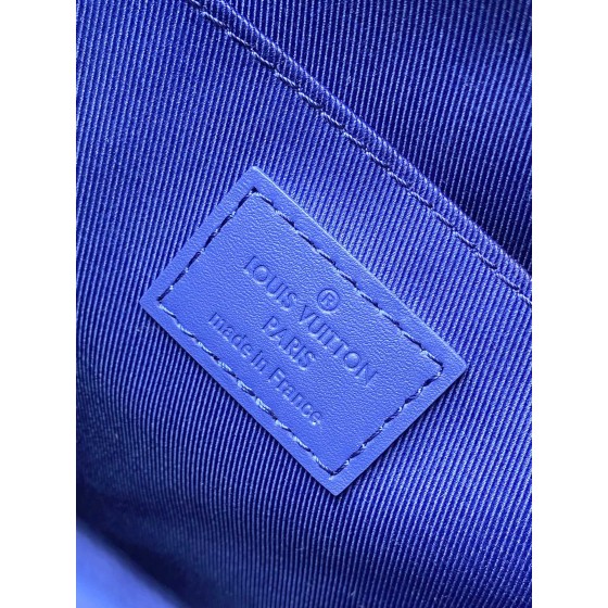 Louis Vuitton M46453 Blue Full Leather Mini Men's Bag Collection