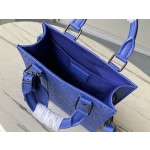 Louis Vuitton M46453 Blue Full Leather Mini Men's Bag Collection