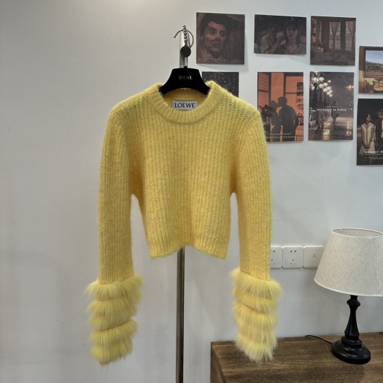 LOEWE Sweater Fur G74 (Consult customer service to confirm the size before placing an order for a customized version)