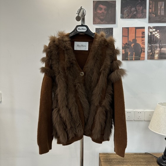 MaxMara Fox Fur Coat G73 (consult customer service to confirm the size before placing a custom order)