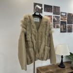 MaxMara Fox Fur Coat G72 (Please consult customer service to confirm the size before placing a custom order)