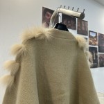MaxMara Fox Fur Coat G72 (Please consult customer service to confirm the size before placing a custom order)
