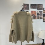 MaxMara Fox Fur Coat G72 (Please consult customer service to confirm the size before placing a custom order)