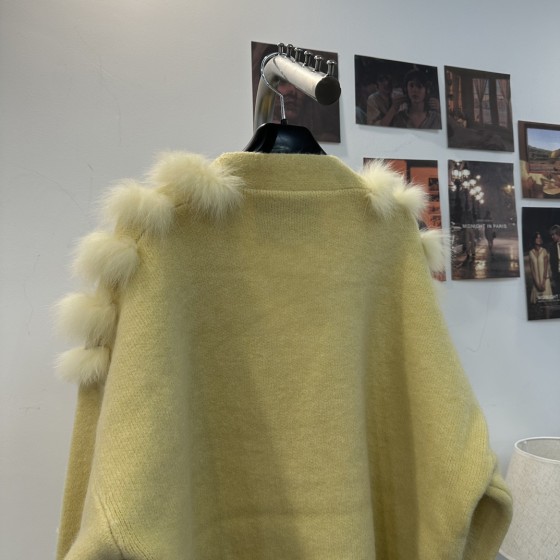 MaxMara Fox Fur Coat G71 (Please consult customer service to confirm the size before placing a custom order)