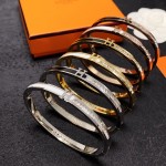 Hermes Diamond H Letter Bracelet