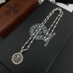 Croix Classic Retro Skull Head Pendant