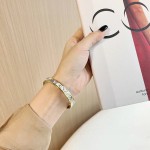 Hermes Enamel Printed Rabbit Bracelet