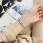 Hermes Enamel Printed Rabbit Bracelet