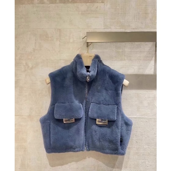Fendi imported mink coat vest (consult customer service to confirm size before placing a custom order)