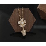 CHANEL Pink Diamond Double C Bracelet