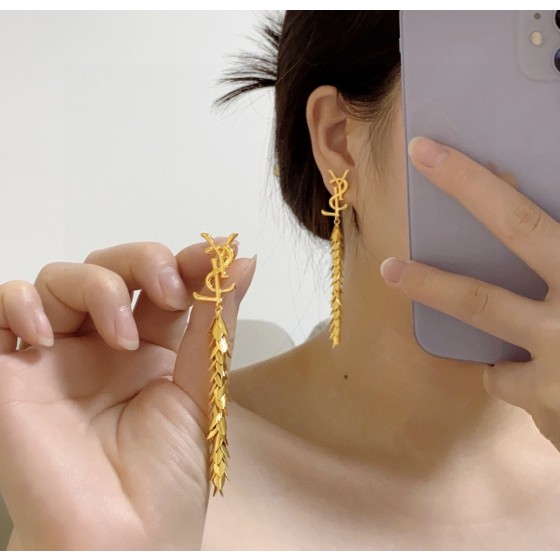 Saint Laurent YSL earrings studs